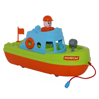 Игрушка-каталка Катер Спасатель Полесье 47229